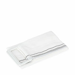 Back Exfoliating Loofah Belt - White & Grey
