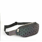 Rainbow Black Waist Bag