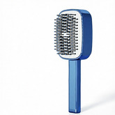 Self-Cleaning Hair Brush for Women and Children – Metallic Blue