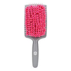 Microfiber Hair Drying Brush-pink-grey