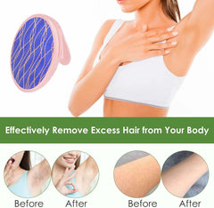 Circular Hair Eraser for Sensitive Areas – Pink with Handle