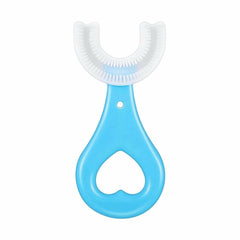 U-Shaped Kids Toothbrush (Ages 2-6) – Blue