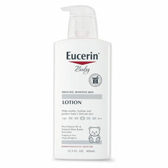 Eucerin Baby Soothing Lotion, Fragrance-Free, Enriched with Shea Butter and Vitamin B5, 400ml
