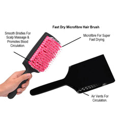 فرشا المايكرو فايبر-وردى اسود