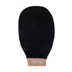 Turkish exfoliating mitt, black, from Feel Fine