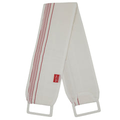 ليفة تقشير الظهر لون أبيض مع خط أحمر من فيل فاين