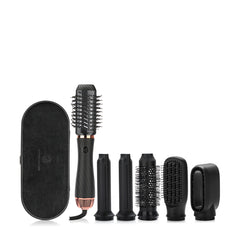 6 in 1 Hair Dryer Brush - Black