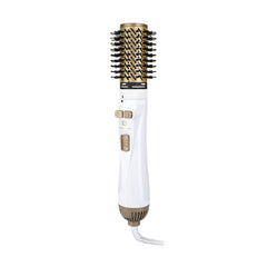 2-in-1 Rotating Hair Dryer - White