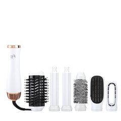 فرشاة مجفف الشعر 6 في1 ابيض