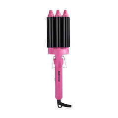 Keratin Three-Barrel Hair Waver - Pink