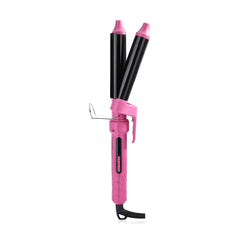 Keratin Three-Barrel Hair Waver - Pink