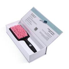 Microfiber Hair Drying Brush-pink-black