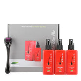 باكج 3 بخاخ نيوهير احمر + ديرما رولر