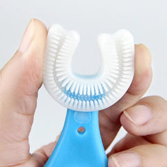 U-Shaped Kids Toothbrush (Ages 2-6) – Blue