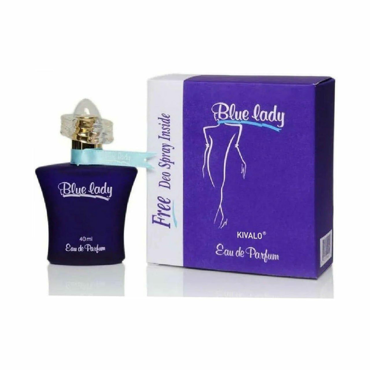 عطر كيفالو بلو ليدي السائل بالحمضيات للنساء 40 مل من الرصاصي