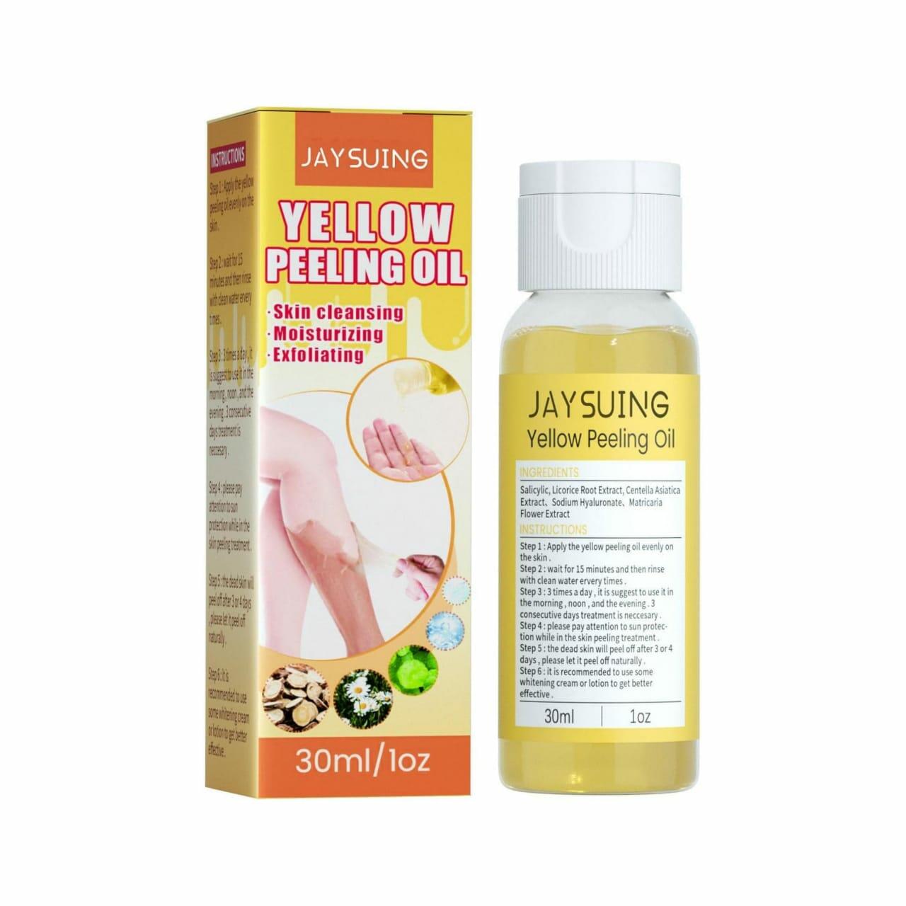 Yellow Exfoliating Oil Scrub 30ML