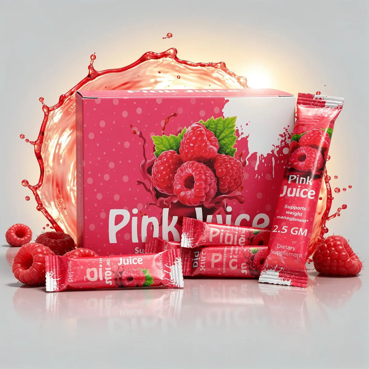 عصير بديل التكميم بينك جوس للتنحيف