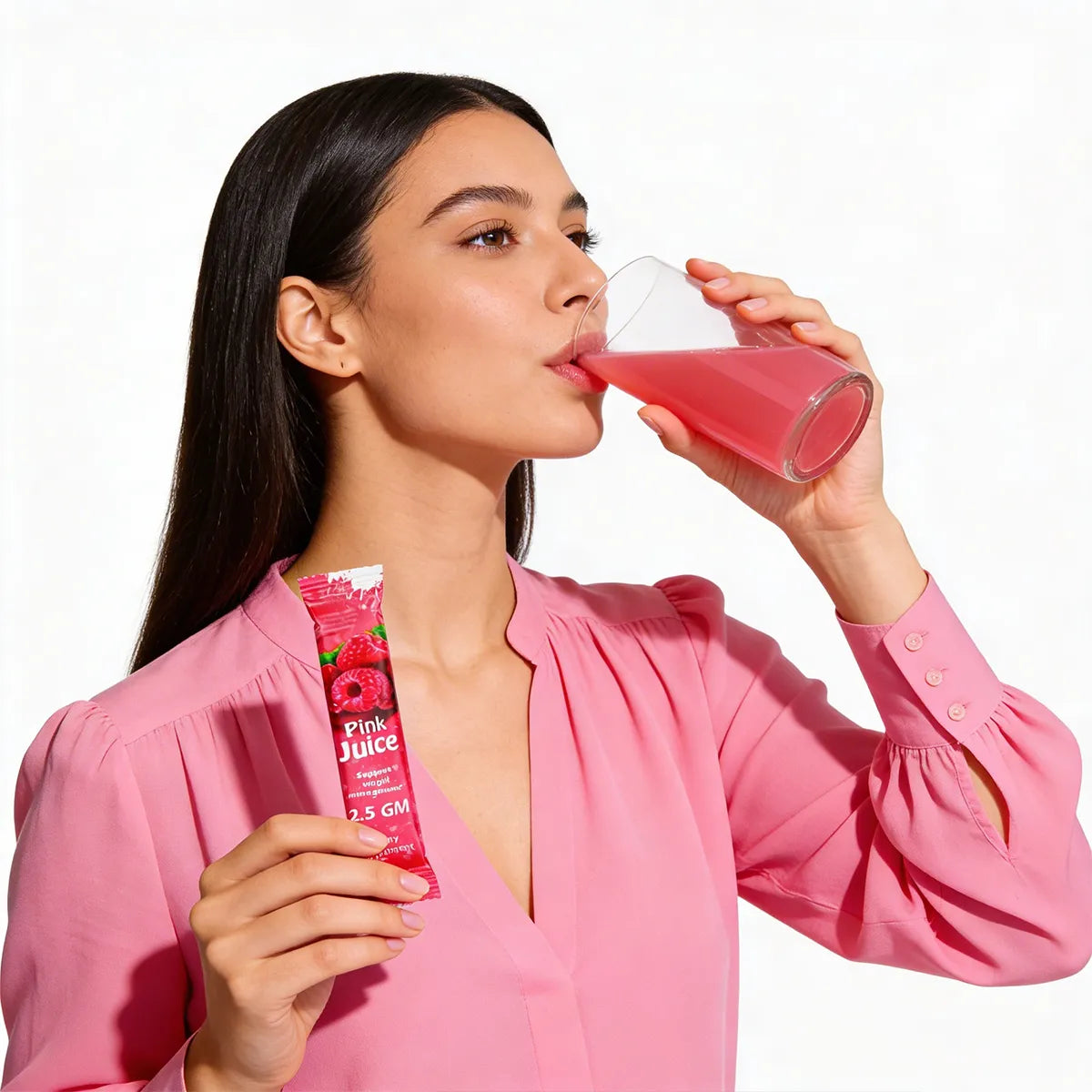 عصير بديل التكميم بينك جوس للتنحيف