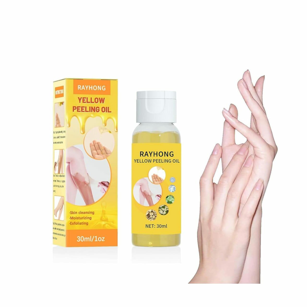 Yellow Exfoliating Oil Scrub 30ML