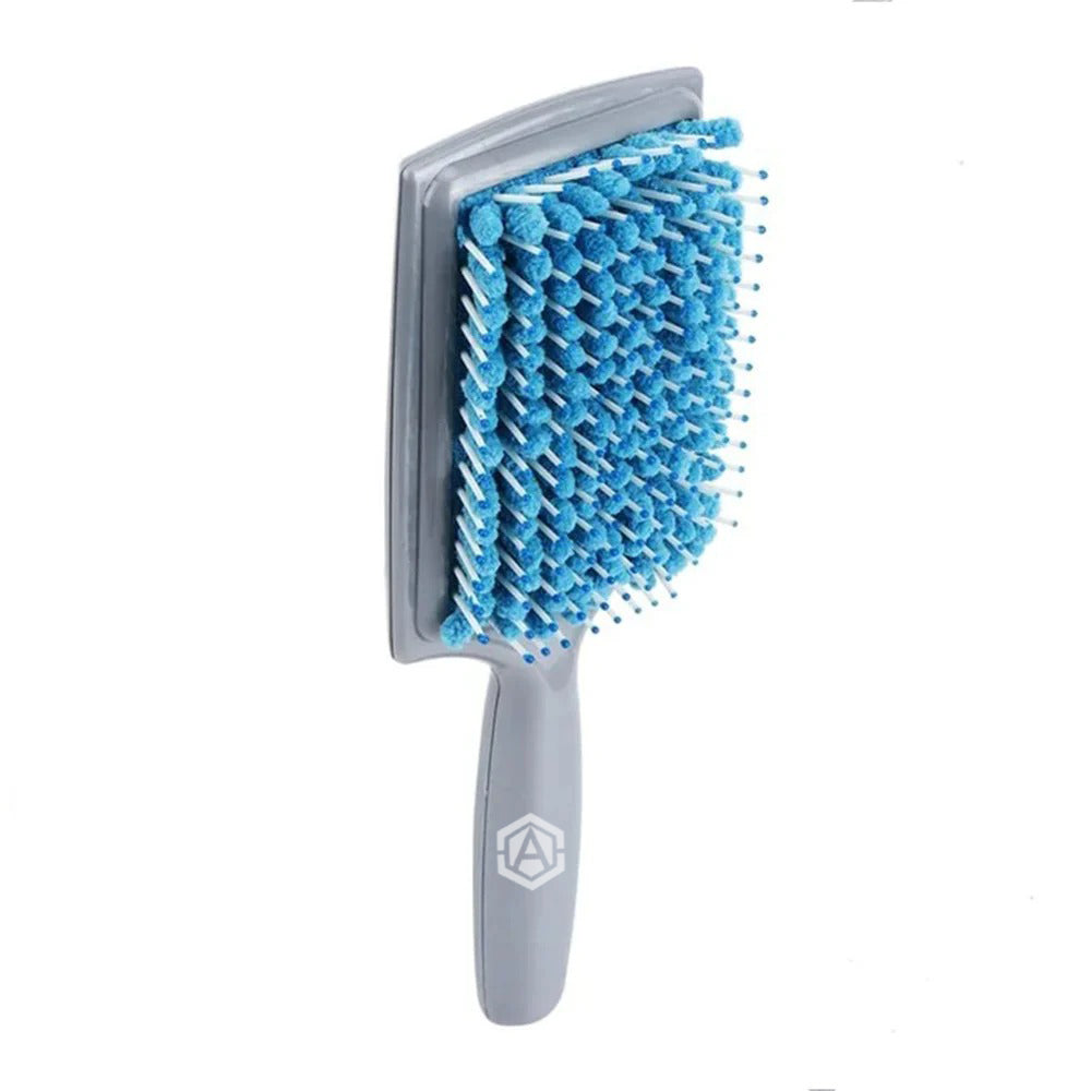 Microfiber Hair Drying Brush-blue gray