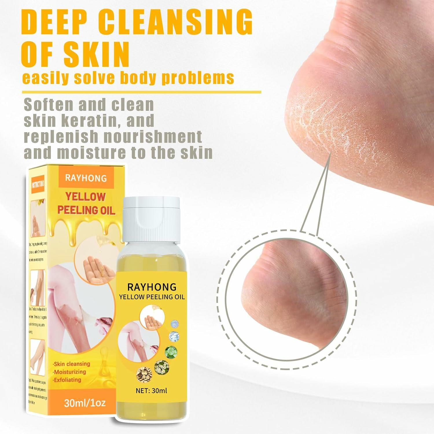 Yellow Exfoliating Oil Scrub 30ML