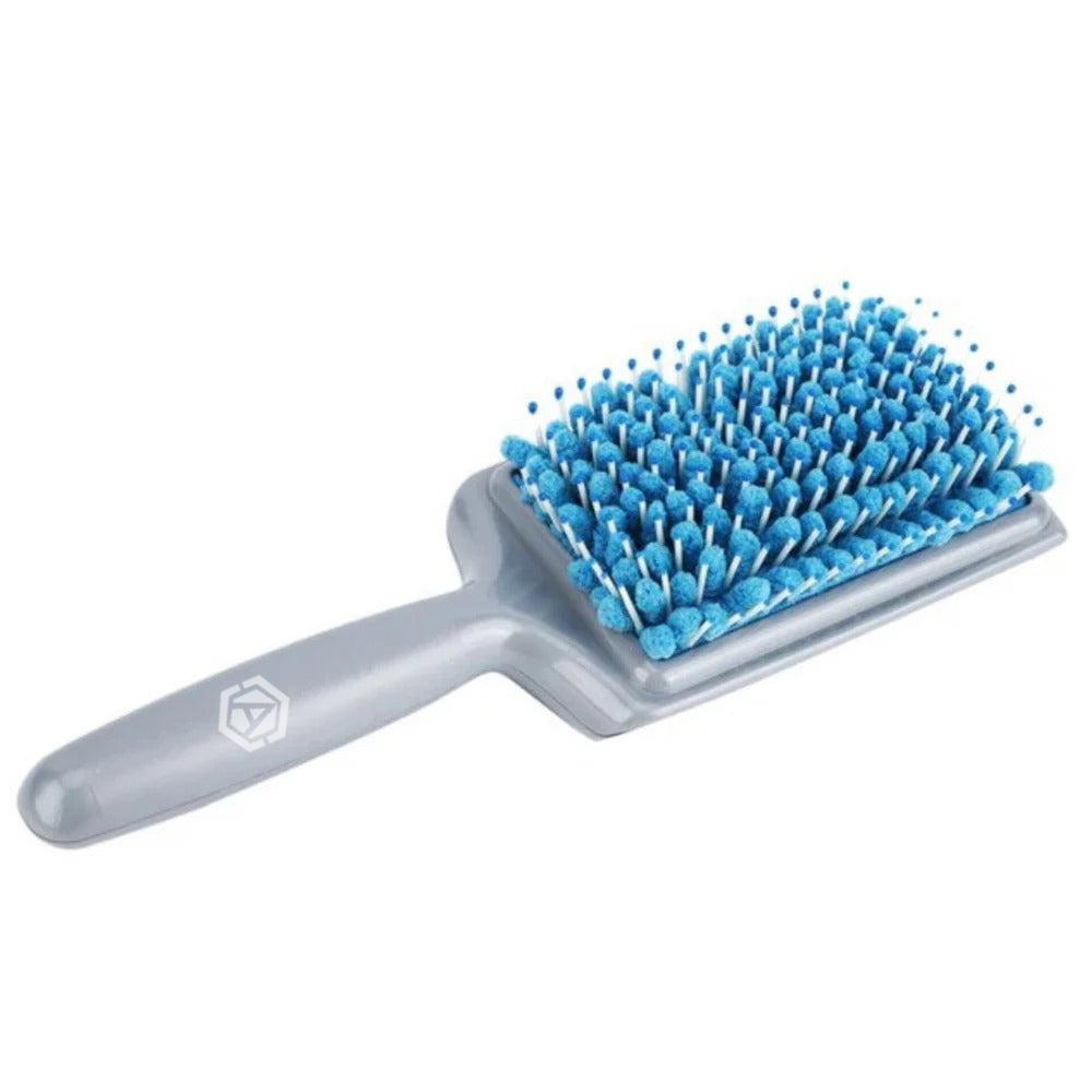 Microfiber Hair Drying Brush-blue gray
