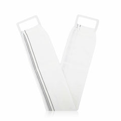 Back Exfoliating Loofah Belt - White & Grey