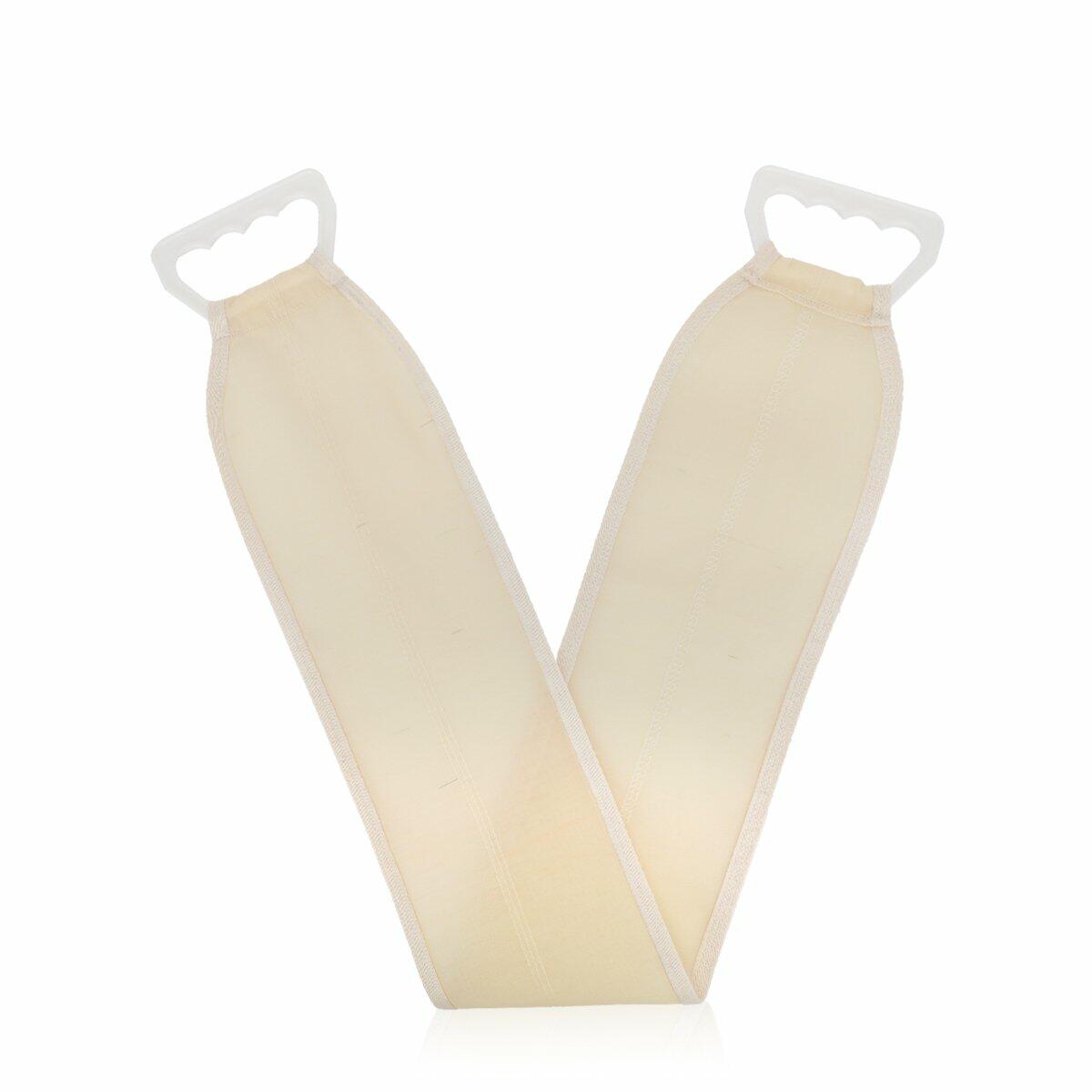 Back Exfoliating Loofah Belt - Cream