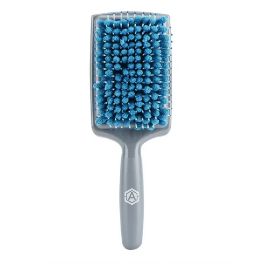 Microfiber Hair Drying Brush-blue gray