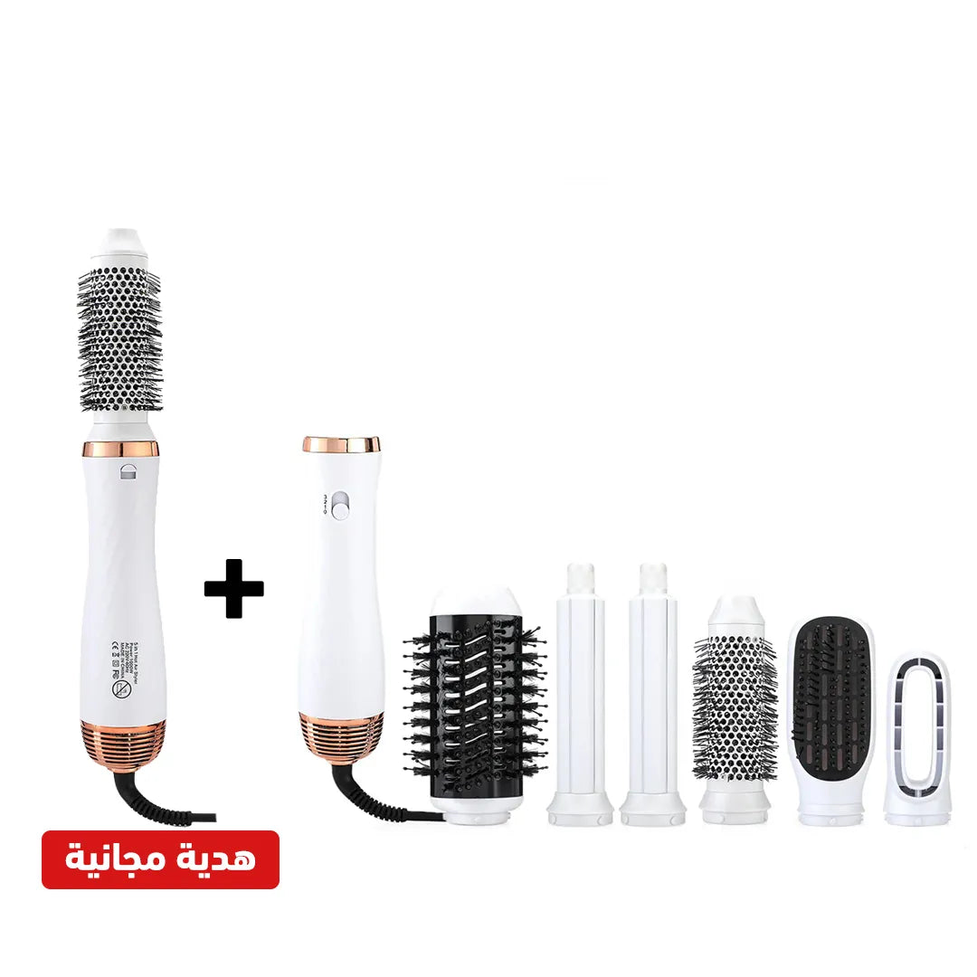 6-in-1 Hair Dryer Brush Set (1+1 Free)