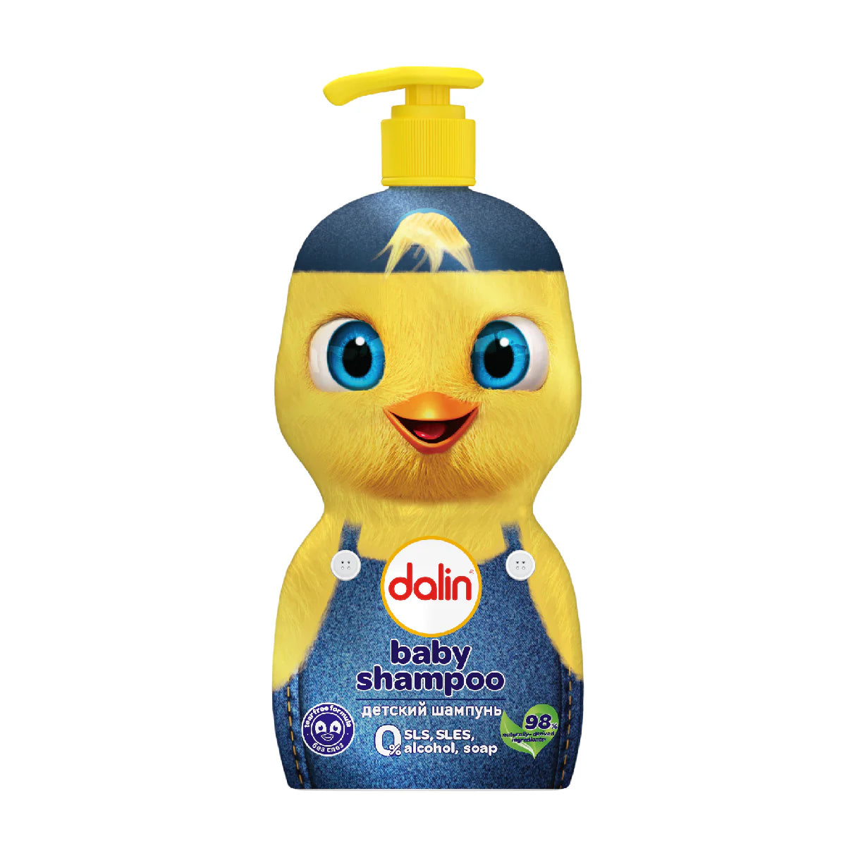 Dalin Baby Shampoo & Body Wash 500 ML (Chick Bottle)
