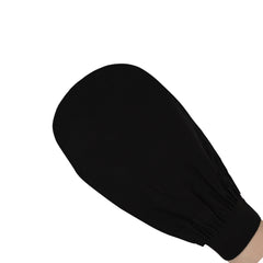 Turkish exfoliating mitt, black, from Feel Fine