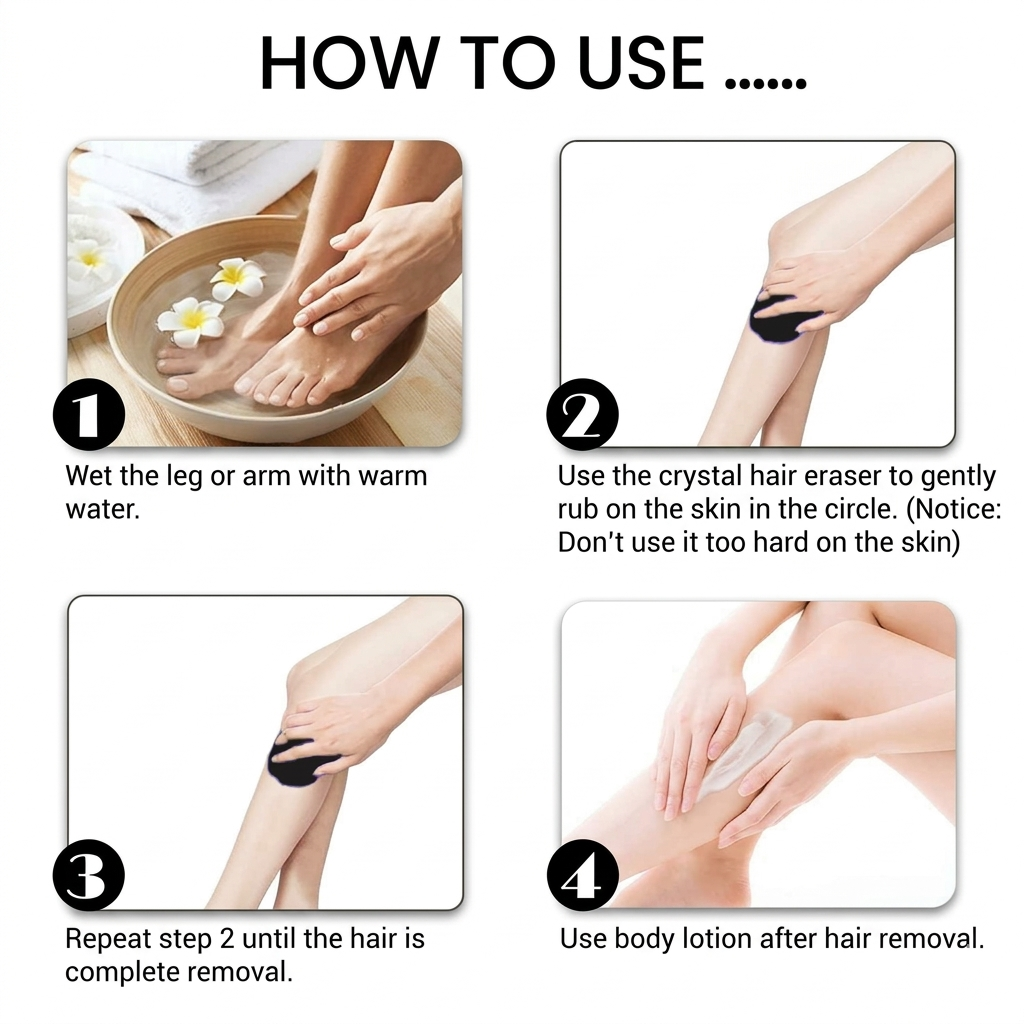 Crystal Hair Eraser - Black