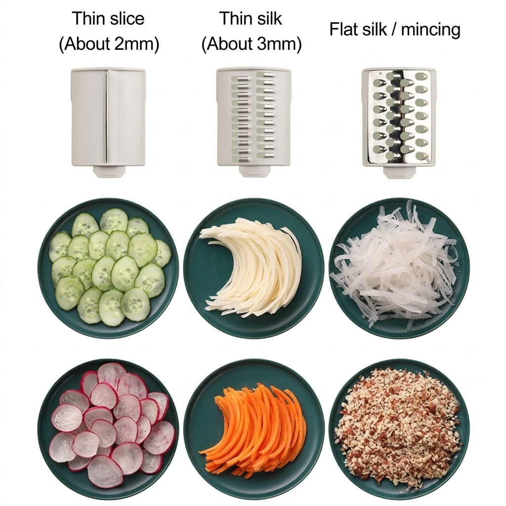 3-in-1 Rotary Vegetable Cutter