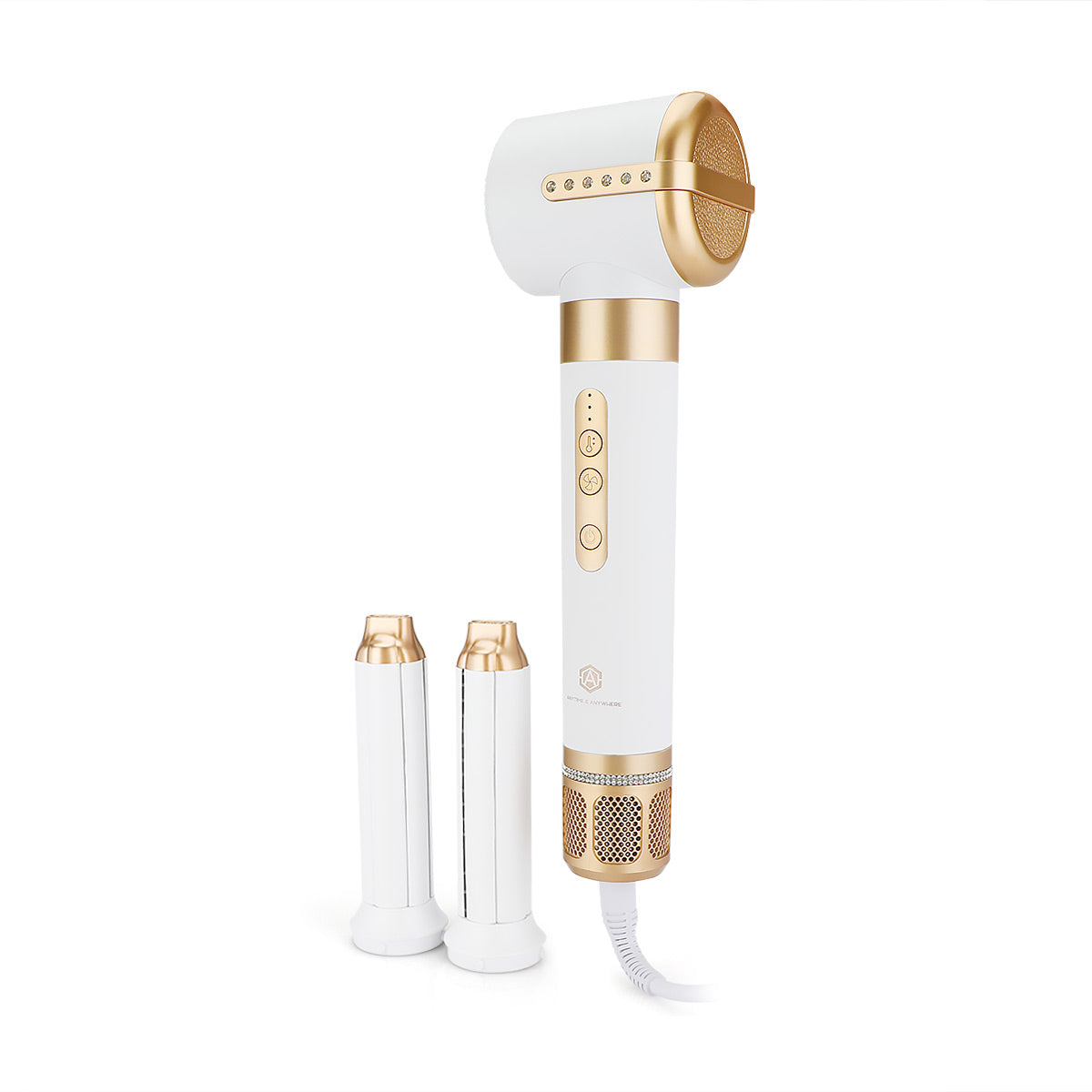 مجموعة تجفيف الشعر 3 في 1 - ابيض