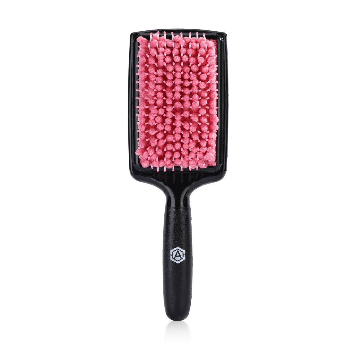 Microfiber Hair Drying Brush-pink-black