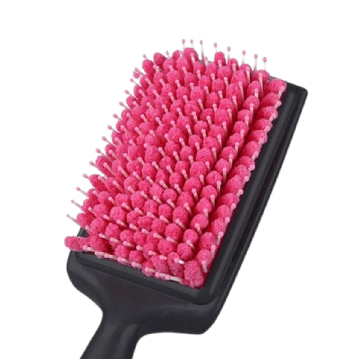 Microfiber Hair Drying Brush-pink-black