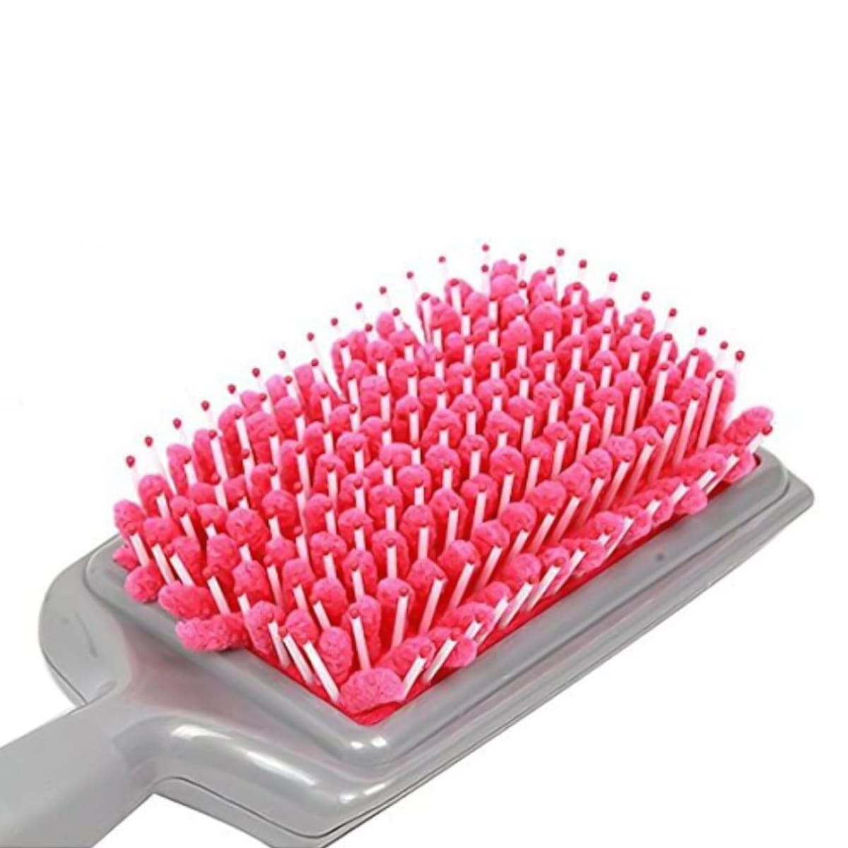 Microfiber Hair Drying Brush-pink-grey