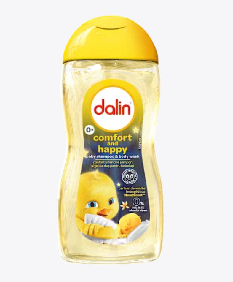 دالين شامبو وغسول جسم للأطفال (راحة وسعادة) – 200 مل