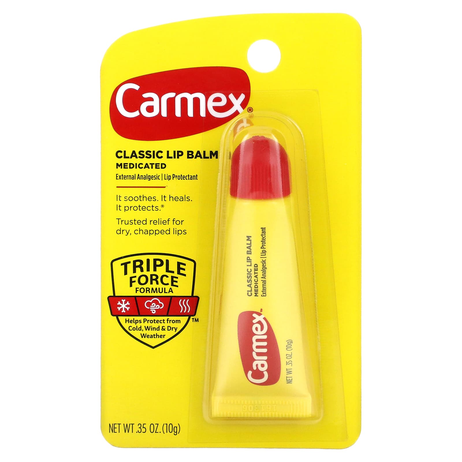 Carmex Classic Medicinal Lip Balm – 35oz (10g)