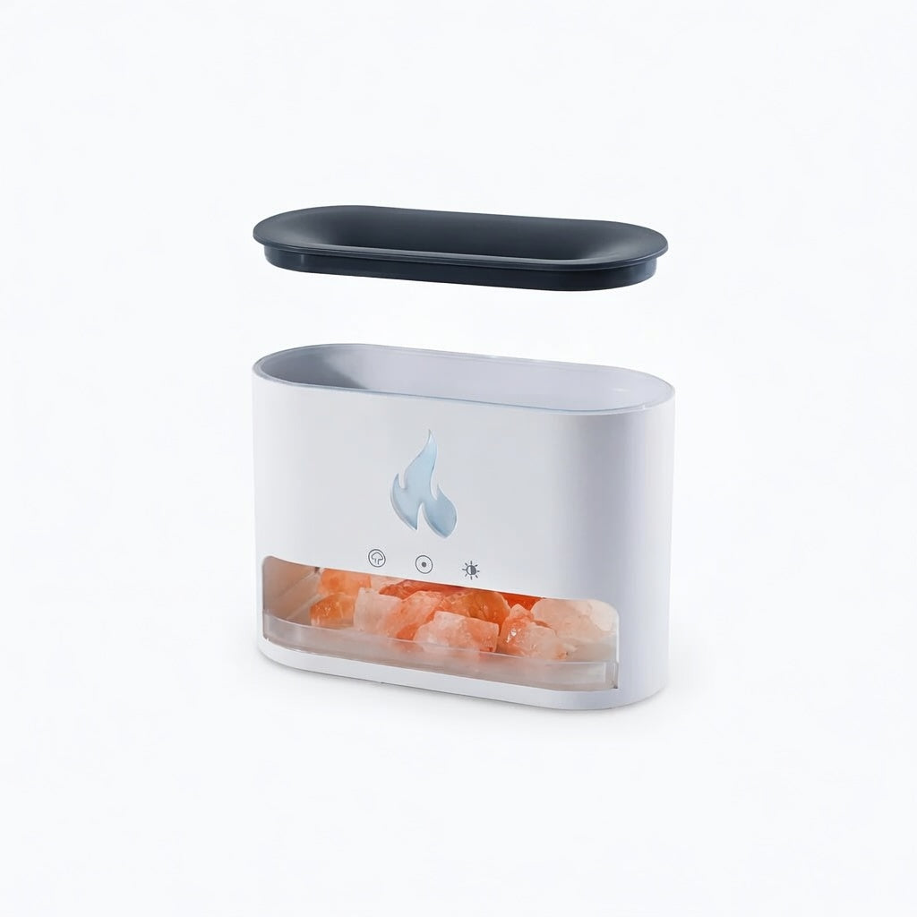 Himalayan Salt Stone Diffuser – White