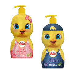 Dalin Baby Shampoo & Body Wash 500 ML (Chick Bottle)