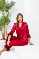 شيب مي بيجامة ساتان 15142