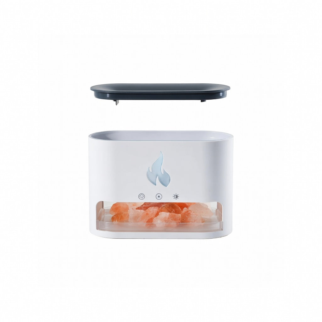 Himalayan Salt Stone Diffuser – White