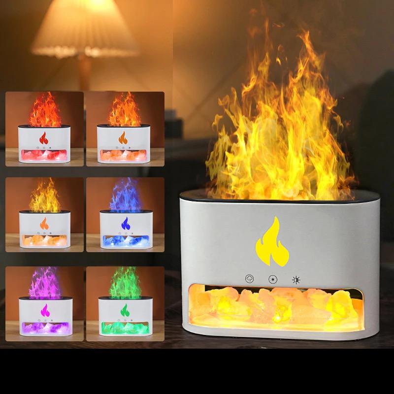 Himalayan Salt Stone Diffuser – White