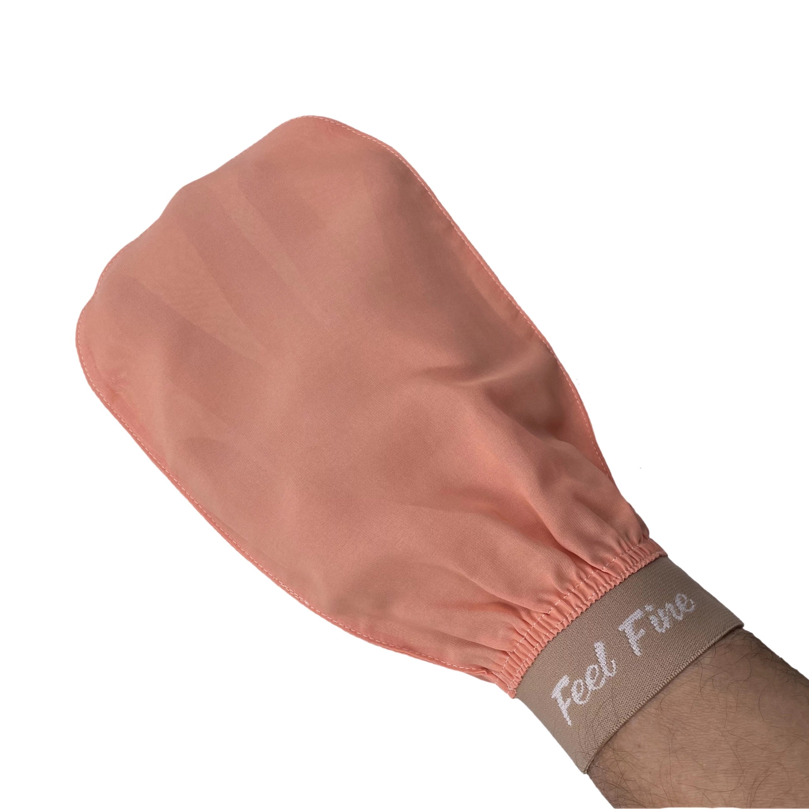 Turkish Exfoliating Loofah – 100% Silk, Salmon Color